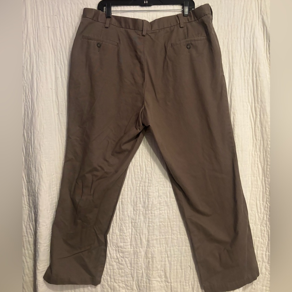 Dockers Flat Front Classic Fit Pants - dark tan